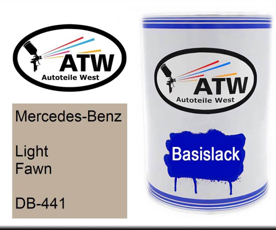 Mercedes-Benz, Light Fawn, DB-441: 500ml Lackdose, von ATW Autoteile West.